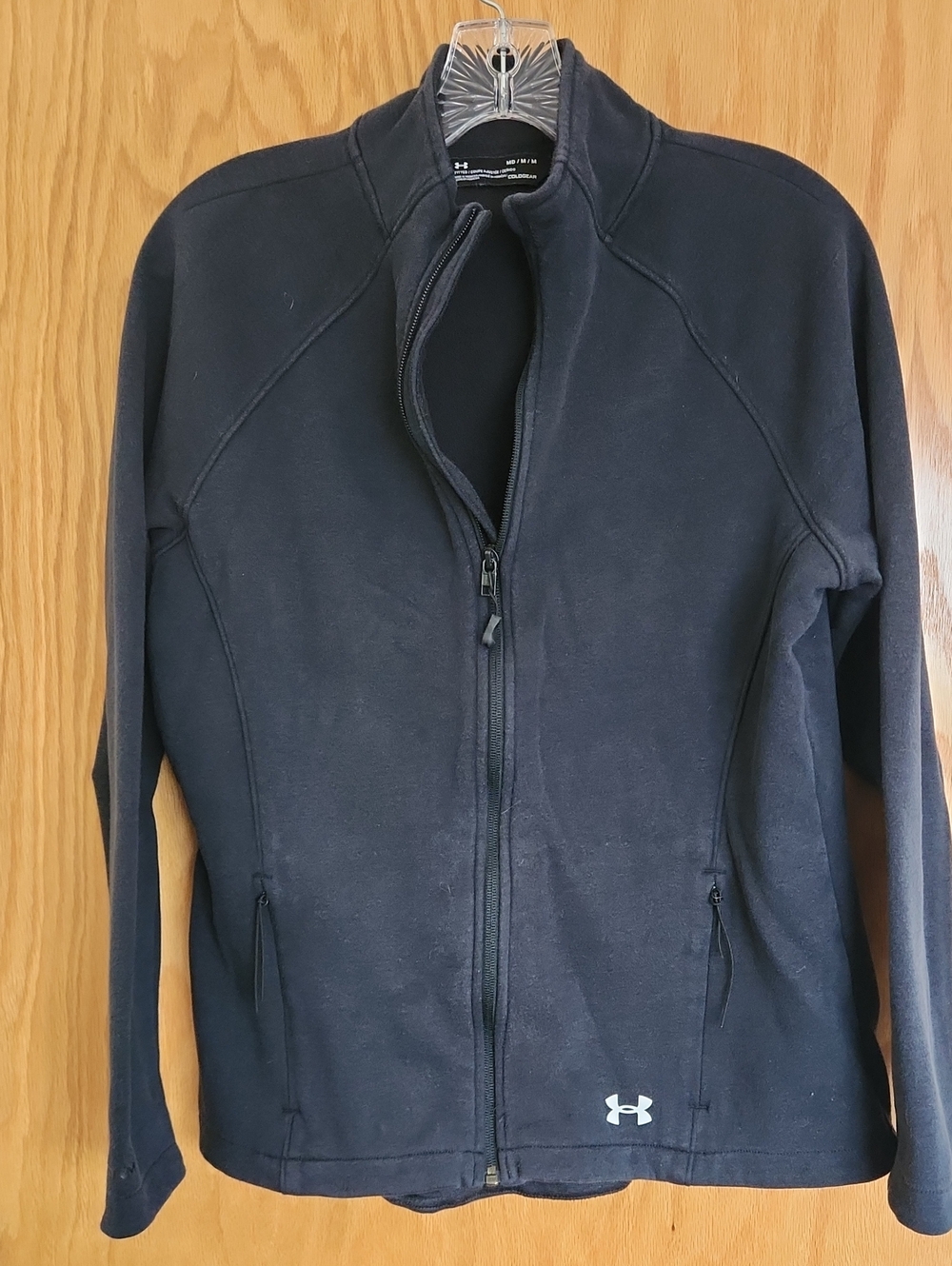 Under Armour Cold Gear Women's Black Fitted Full-Zip Utility Jacket